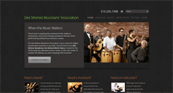 Desktop Screenshot of dmmusicians.com